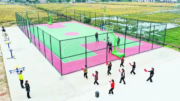 長沙新改建200個室外運動場，全部建成并投入使用